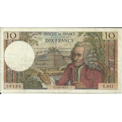 Billetes - Europa - Francia - 147d - bc+ - Año 1972 - 10 francos