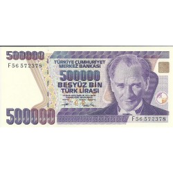 Billetes - Europa - Turquia - 208 - S/C - Año 1993 - 500000 Liras