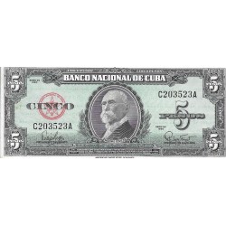 Billetes - America - Cuba - 92 - ebc - 1960 - 5 pesos - Num.ref:C203523A