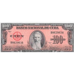 Billetes - America - Cuba - 93a - sc - 1959 - 100 pesos - Num.ref:B062963A