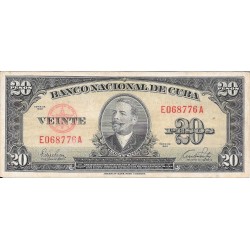 Billetes - America - Cuba - 80 - mbc+ - 1949 - 20 pesos - Num.ref: E068776A