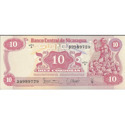 Billetes - America - Nicaragua - 134 - sc - Año 1979 - 10 cordobas