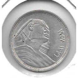 Monedas - Africa - Egipto - 382 - 1957 - 5 piastras - plata