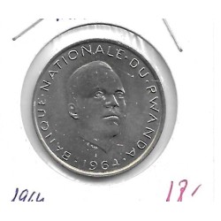 Monedas - Africa - Ruanda -  - 1964 - 10 francos