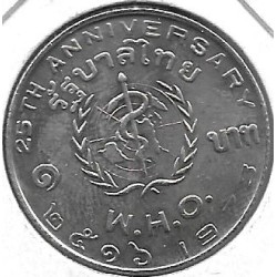 Monedas - Asia - Thailandia - 99 - baht