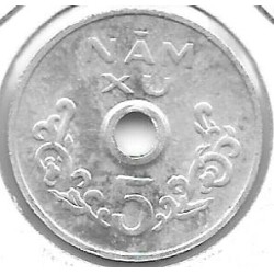 Monedas - Asia - Vietnam - A10 - 1975 - Gobierno Revolucionario - 5 Xu