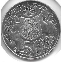 Monedas - Oceania - Australia - 067 - Año 1966 - 50 ct