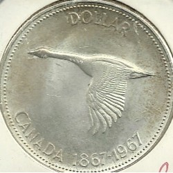 Monedas - America - Canada - 070 - Año 1967 - dollar