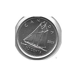 Monedas - America - Canadá - 492 - Año 2007 - 10 ct