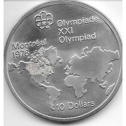 Monedas - America - Canada - 86.1 - Año 1973 - 10 dolares - Plata