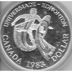 Monedas - America - CanadÃ¡ - 138 - 1983 - Dolar - Plata