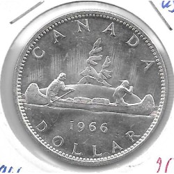 Monedas - America - Canada - 69.1 - 1966 - dollar - plata