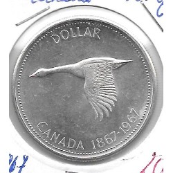 Monedas - America - Canada - 70 - 1967 - dollar - plata