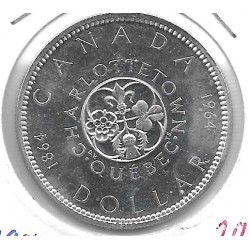 Monedas - America - Canada - 58 - 1964 - dollar - plata - PROOF