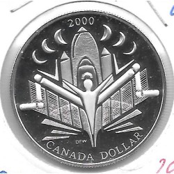 Monedas - America - Canada - 401 - 2000 - dolar - plata