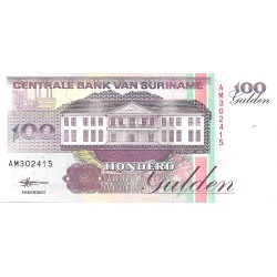 Billetes - America - Suriname - 139 - 5 - S/C - Año 1998 - 100 Gulden - num ref: AM302415