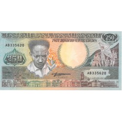 Billetes - America - Suriname - 134 - S/C - Año 1988 - 250 Gulden - num ref: AB335620