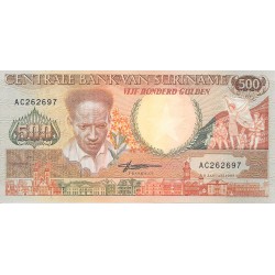 Billetes - America - Suriname - 135b - S/C - Año 1988 - 500 Gulden - num ref: AC262697