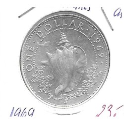 Monedas - America - Bahamas - 22 - 1969 - dolar - plata