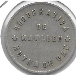 Monedas - Fichas Cooperativas y vales -  - Peseta - Mutua de pan - Manlleu - Barcelona