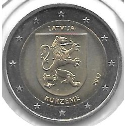 Monedas - Euros - 2€ - Letonia - Año 2017 - Kurzeme