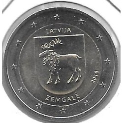 Monedas - Euros - 2€ - Letonia - Año 2018 - Zengale