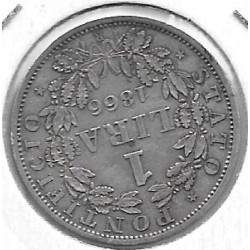 Monedas - Europa - Italia (Estados Italianos) - 1378 - 1866 - lira - plata