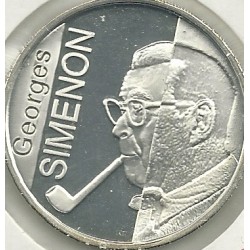 Monedas - Euros - 10€ - Belgica - 235 - Año 2003 - Georges Simenon