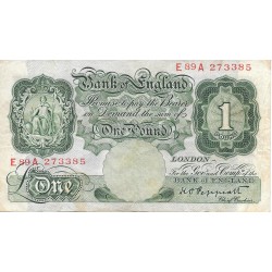 Billetes - Europa - Gran Bretaña - 369 - MBC - Año 1948-60 - Pound - num ref: E89A273385