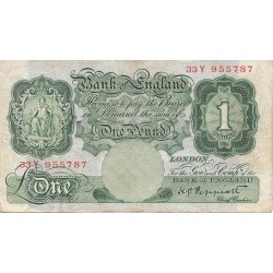 Billetes - Europa - Gran Bretaña - 369 - MBC - Año 1948-60 - Pound - num ref: 33Y955787