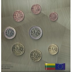 Monedas - Euros - Estuches oficiales - Lituania - sc - Año 2015