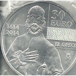 Monedas - Euros - 30€ - España - Año 2014 - El Greco