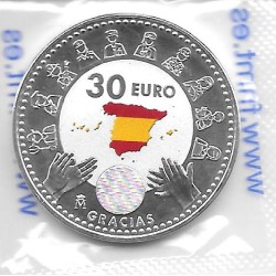 Monedas - Euros - 30€ - España - Año 2020 - Homenaje Sanitarios - COVID 19