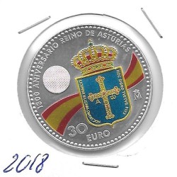 Monedas - Euros - 30€ - España - Año 2018 - 1300 Aniversario de Asturias