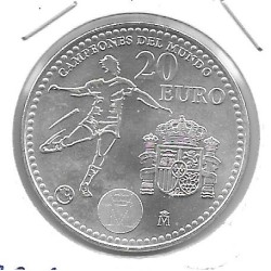 Monedas - Euros - 20€ - España - Año 2010 - Campeones del Mundo Futbol