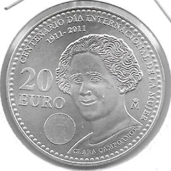 Monedas - Euros - 20€ - España - Año 2011 - Año Internacional de la Mujer