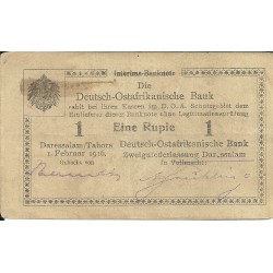 Billetes - Europa - Alemania Africa del Este - 19F3 - MBC - Año 1916