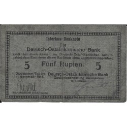 Billetes - Europa - Alemania Africa del Este - 34 - mbc+ - 01/11/1915 - 5 rupias - Num.ref: 44558