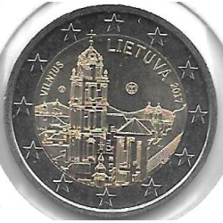 Monedas - Euros - 2€ - Lituania - Año 2017 - Vilnius