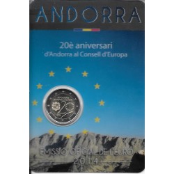 Monedas - Euros - Estuches oficiales - Andorra - Año 2014  - Estuche oficial