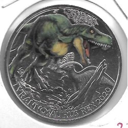 Monedas - Euros - 3€ - Austria - SC - 2020 - Tyrannosaurus Rex