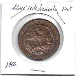 Monedas - Unió Catalanista - UC-2 - 1900 - 10 ct