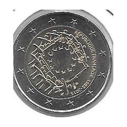 Monedas - Euros - 2€ - Francia - Año 2015 - Bandera