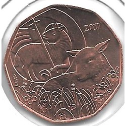 Monedas - Euros - 5euro - Austria - Antildeo 2017 - Fauna