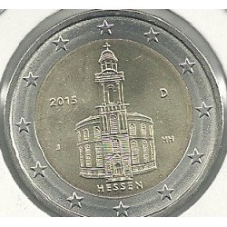 Monedas - Euros - 2euro - Alemania - Antildeo 2015 - Hessen - 1 moneda