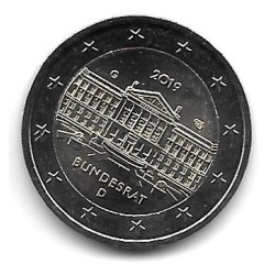 Monedas - Euros - 2euro - Alemania - SC - Antildeo 2019 - Bundesrat