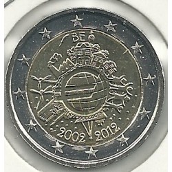 2euro - Belgica - SC - Antildeo 2012 - 10ordmAniversario circulacion del euro