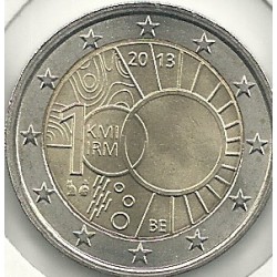 2euro - Belgica - SC - Añ0 2013 - Instituto de Meteorologia