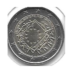 Monedas - Euros - 2euro - Belgica - Antildeo 2015 - Bandera