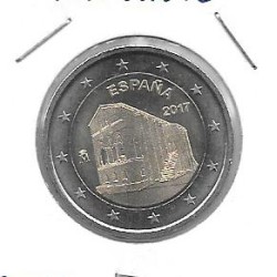 Monedas - Euros - 2euro - Espantildea - sc - Antildeo 2017 - Santa Maria del Naranco